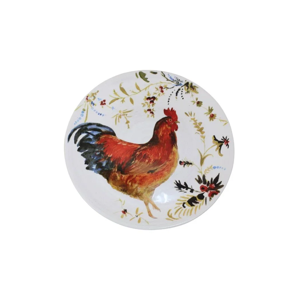 Williams Sonoma Rooster Dinner Plate Marc Lacaze 92584